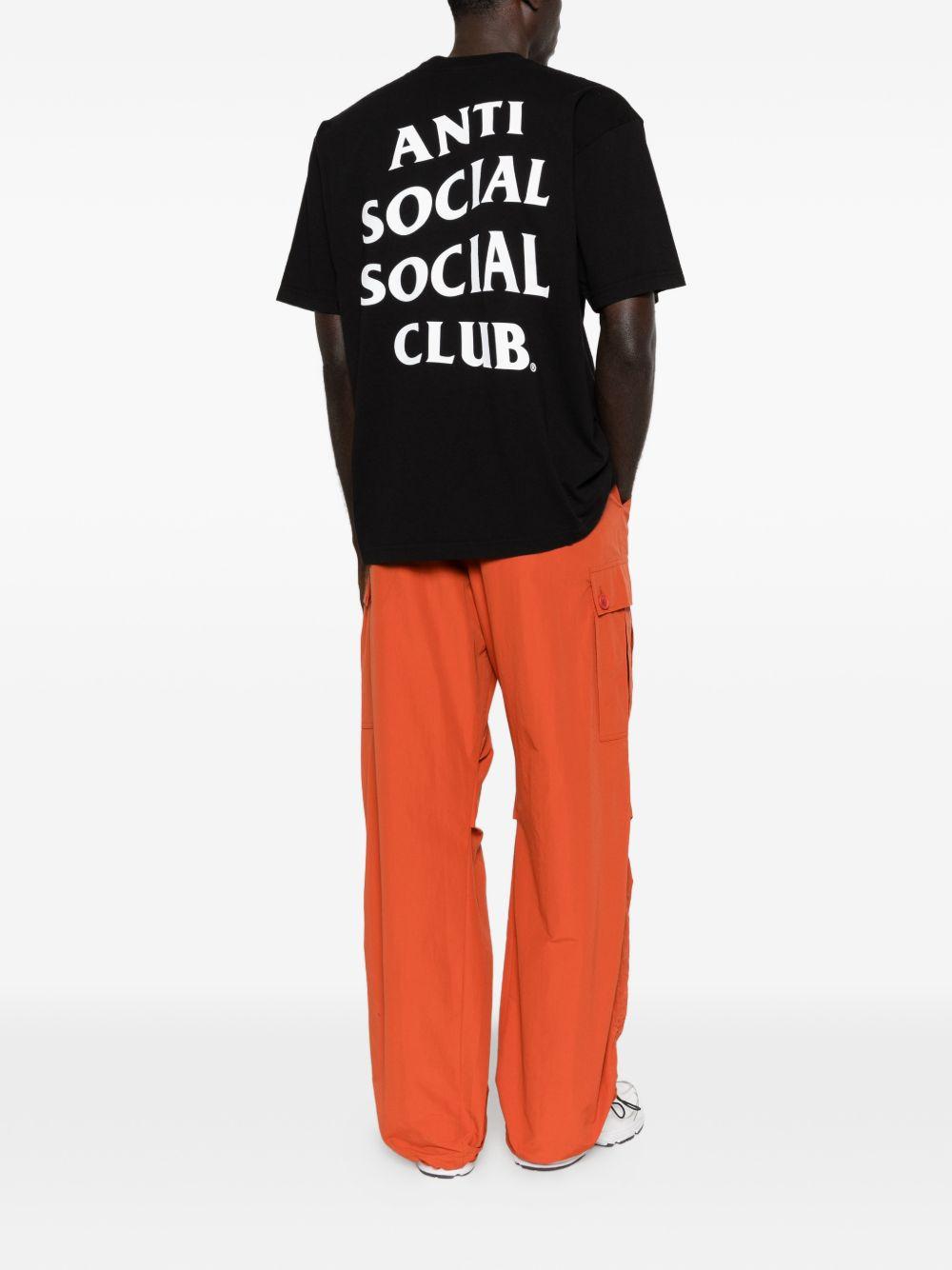 logo-print t-shirt ASSC070013 BLACK ANTI SOCIAL SOCIAL CLUB