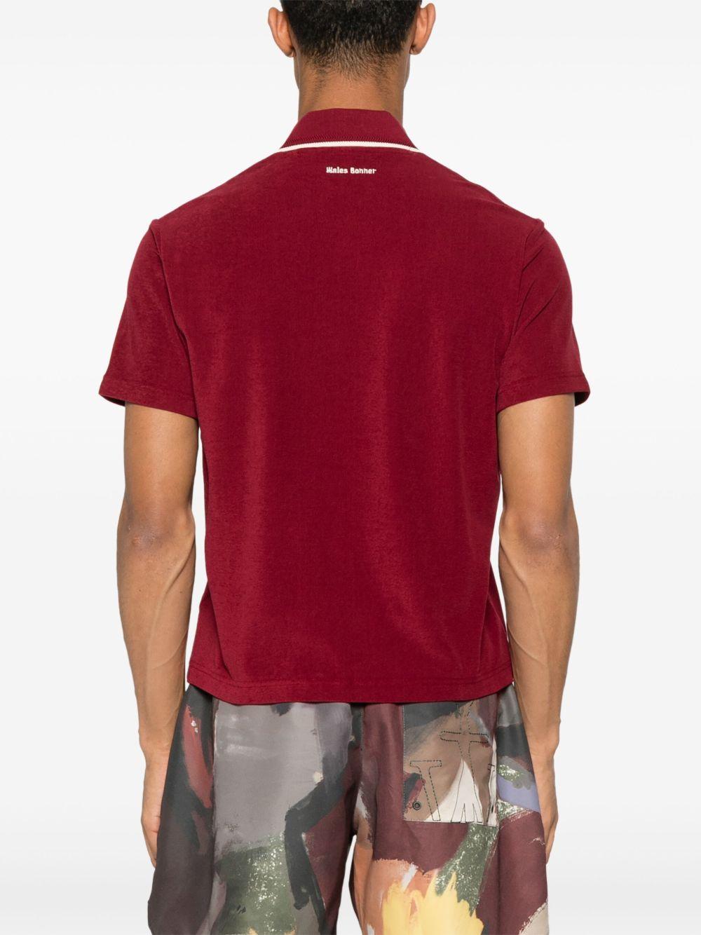 Adidas Terry Polo Shirt JW1122 CBURGU ADIDAS x Wales Bonner