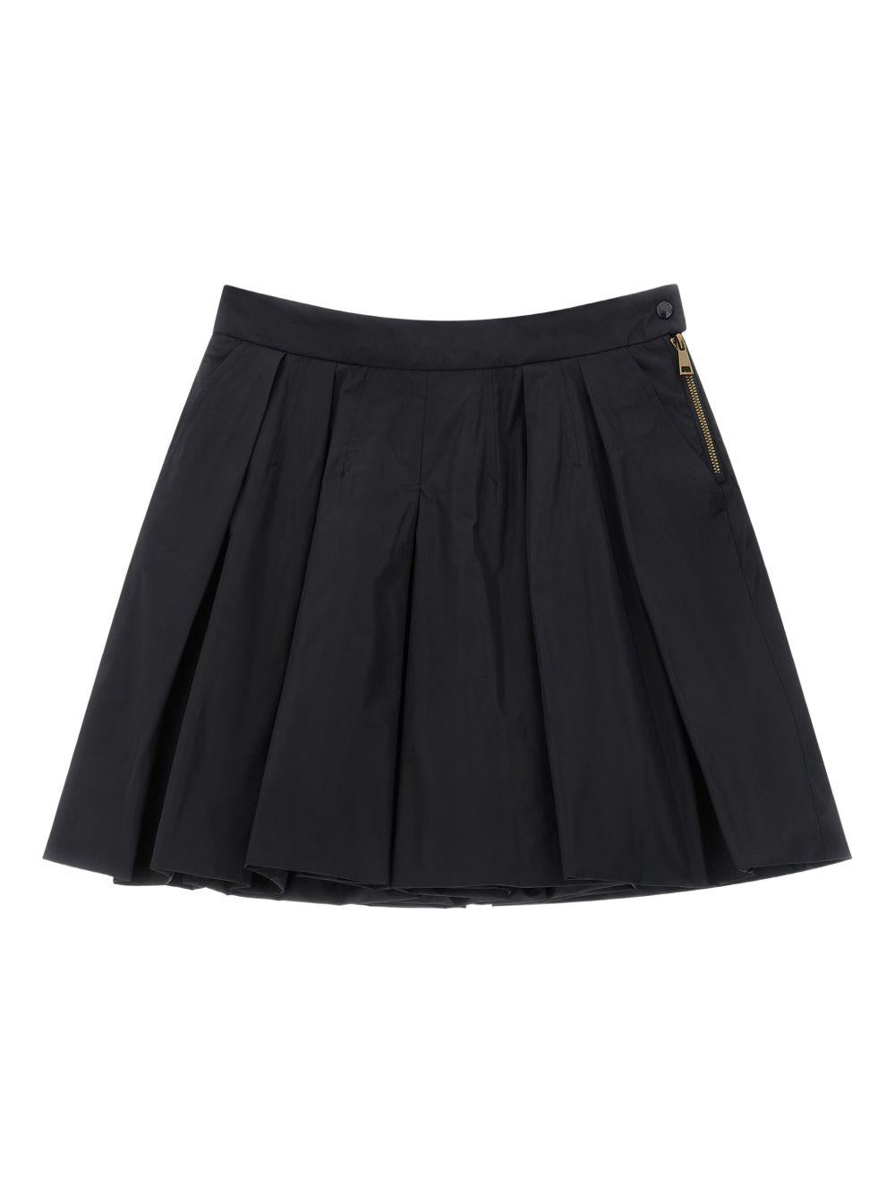Pleated Taffeta Shorts L19542B00002 598AK77A MONCLER KIDS