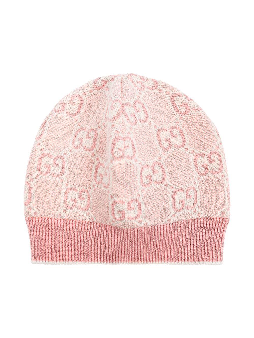 GG cotton beanie<BR/><BR/><BR/> 805839 3K1115878 GUCCI KIDS