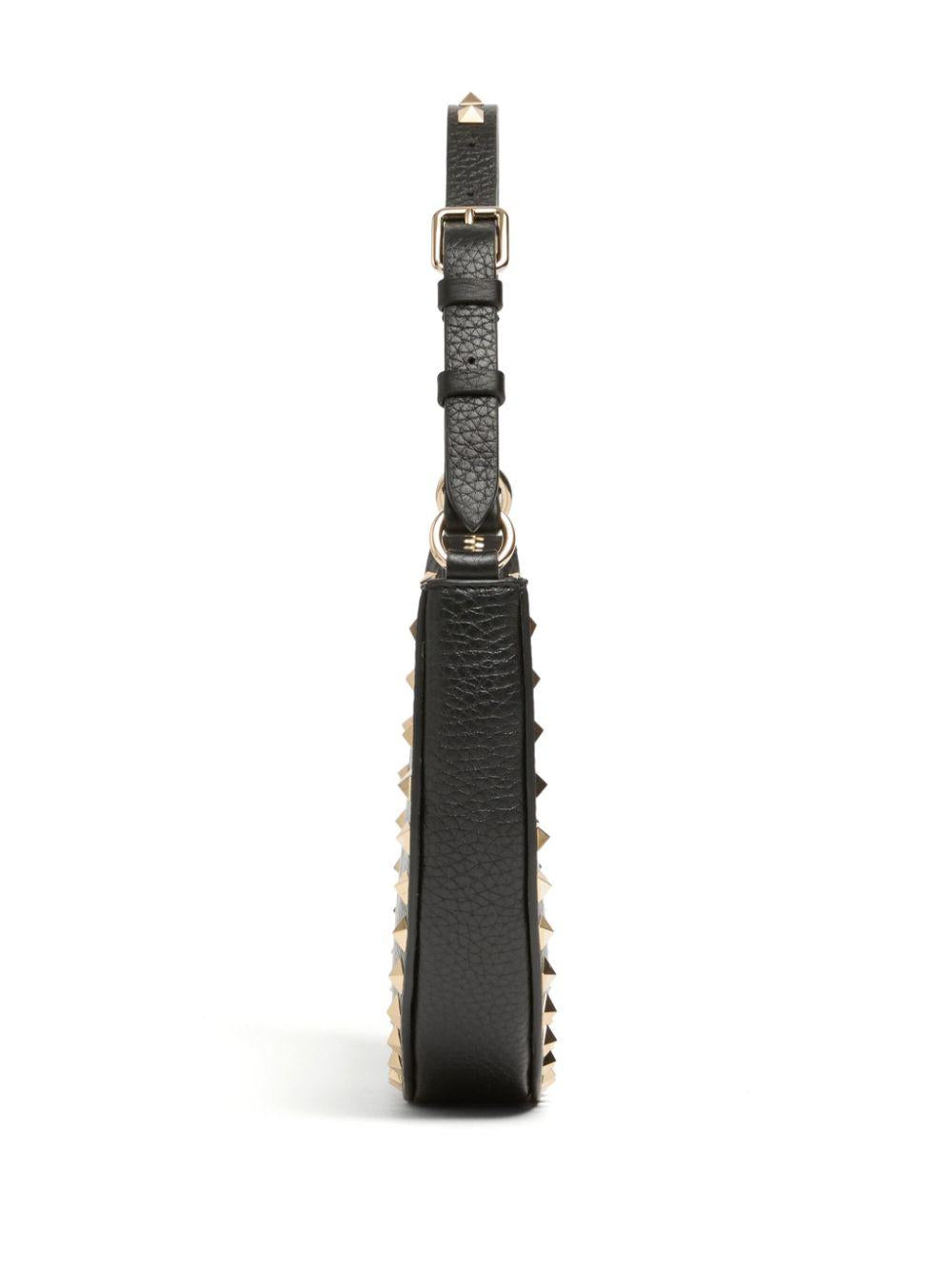Mini Rockstud Hobo bag<BR/><BR/><BR/> 6W2P0AI7VSH 0NO VALENTINO GARAVANI