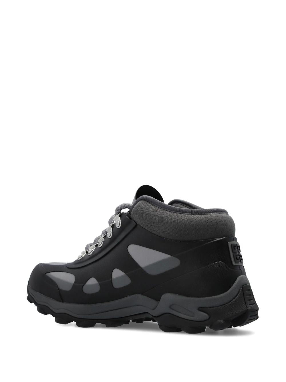 Lace up boots in rubber and neopren<BR/>x Bogs BH604QH1QG 002 GIVENCHY / BOGS