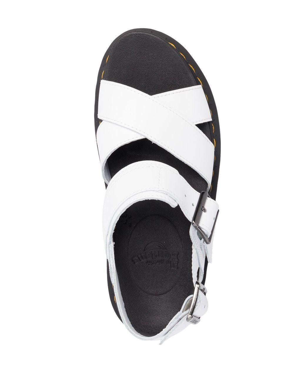Voss Hydro II sandals with leather strap 26799100 WHITEHYDRO DR. MARTENS