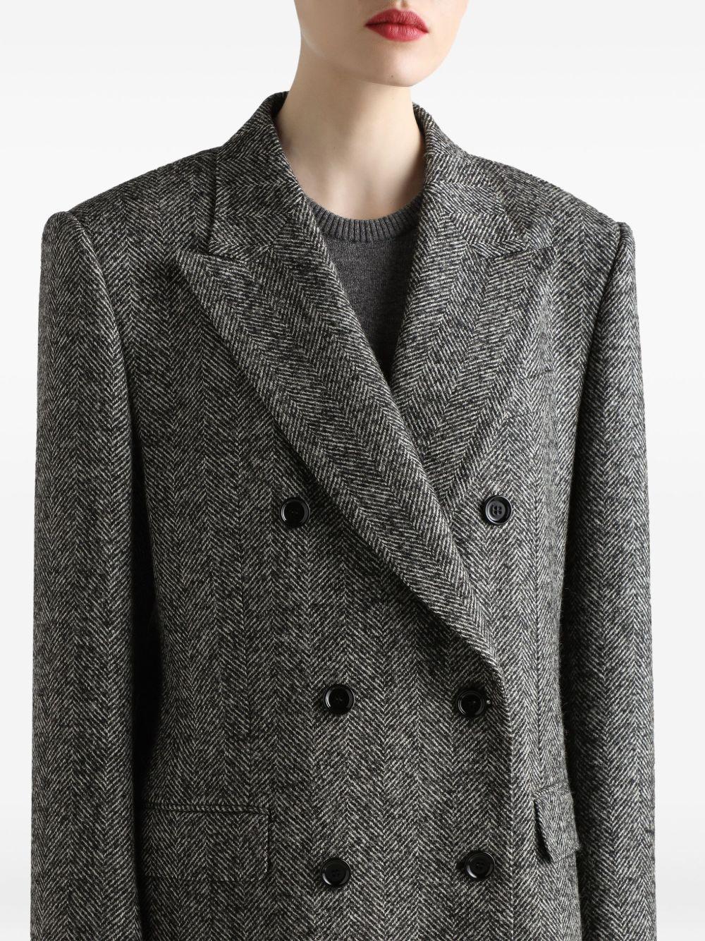 Double-breasted chevron jacket F293DT FCZAFS8030 DOLCE & GABBANA