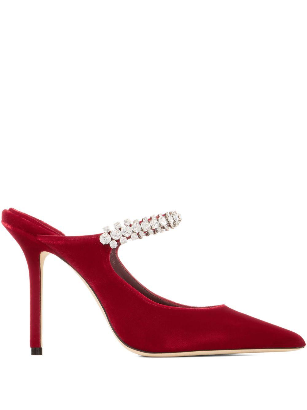 Bing 100 sandals BING100VEL RUBYRED JIMMY CHOO