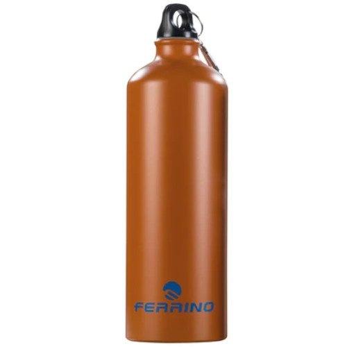 Orange water bottle with contrasting logo 79009 LAA FERRINO