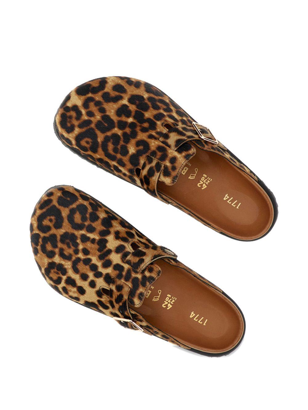 Boston Pony Hair EXQ Narrow 1031919 LEOPARD BIRKENSTOCK 1774