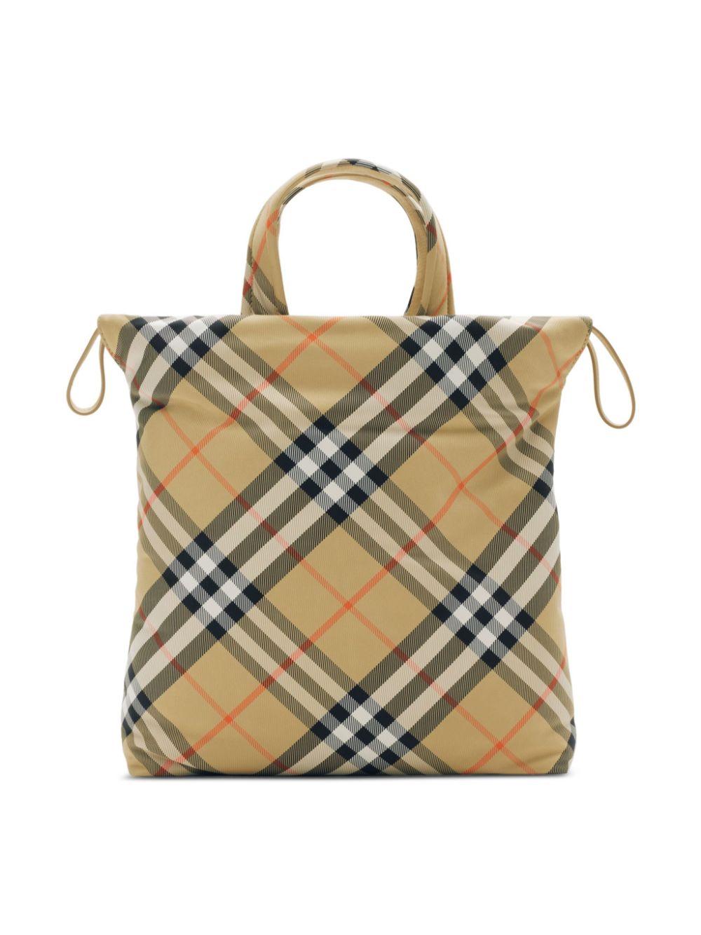 Check tote bag<BR/><BR/><BR/> 8100211 B9368 BURBERRY KIDS