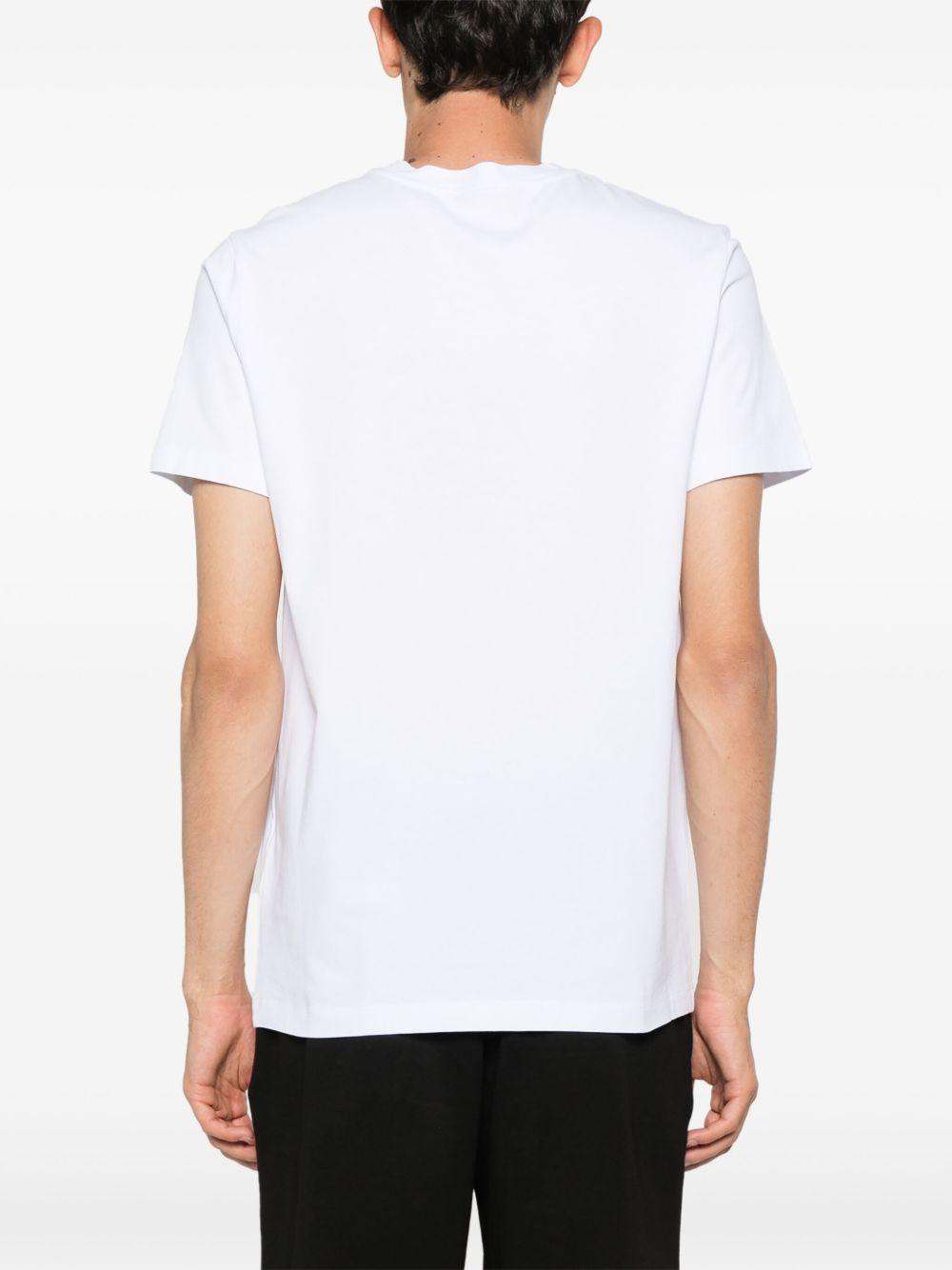 Flocked Logo Cotton T-Shirt K20918C00036 8390T001 MONCLER