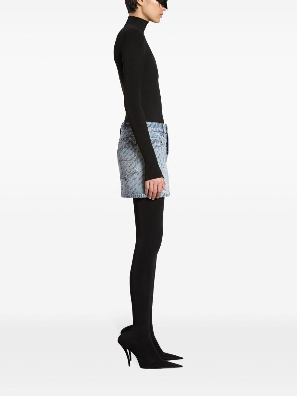 Denim skirt 744972 TQW664141 BALENCIAGA