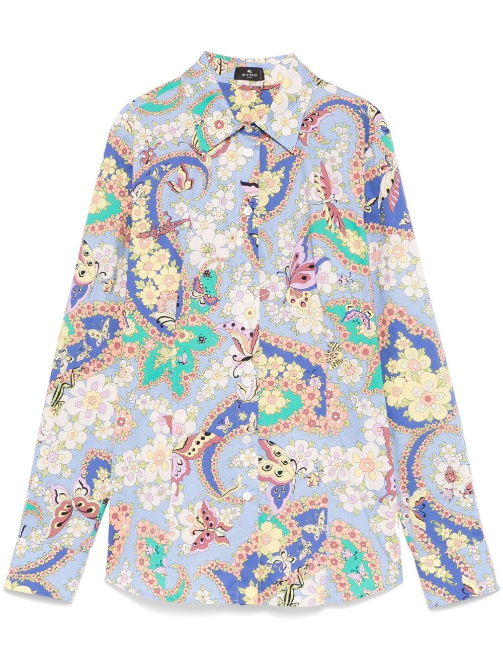 Floral-print shirt<BR/><BR/><BR/> WRIA0020 99SAEC7X0886 ETRO