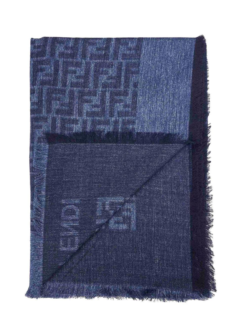 FF cotton and wool shawl FXT069 AWEWF0RU7 FENDI