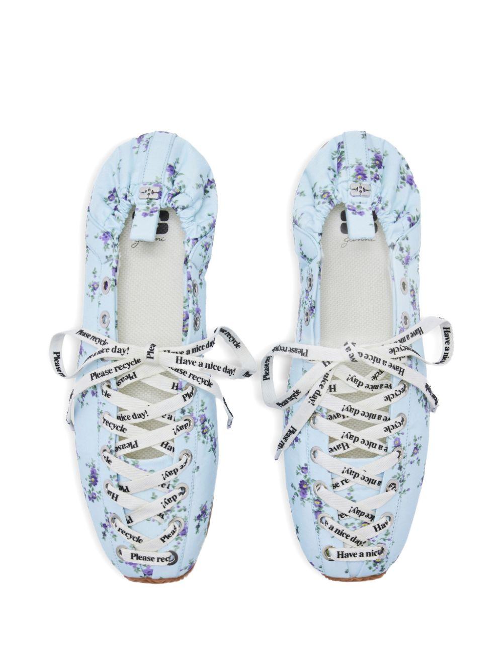 Sporty Ballerina in Nylon B1040028 07Z GANNI