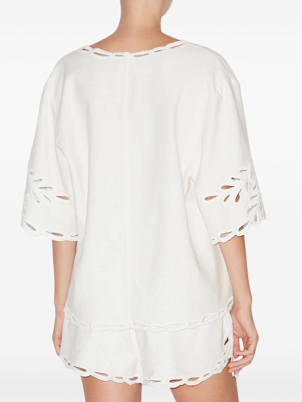 Shana top<BR/><BR/><BR/> HT0586FA C1J12E20WH MARANT ÉTOILE