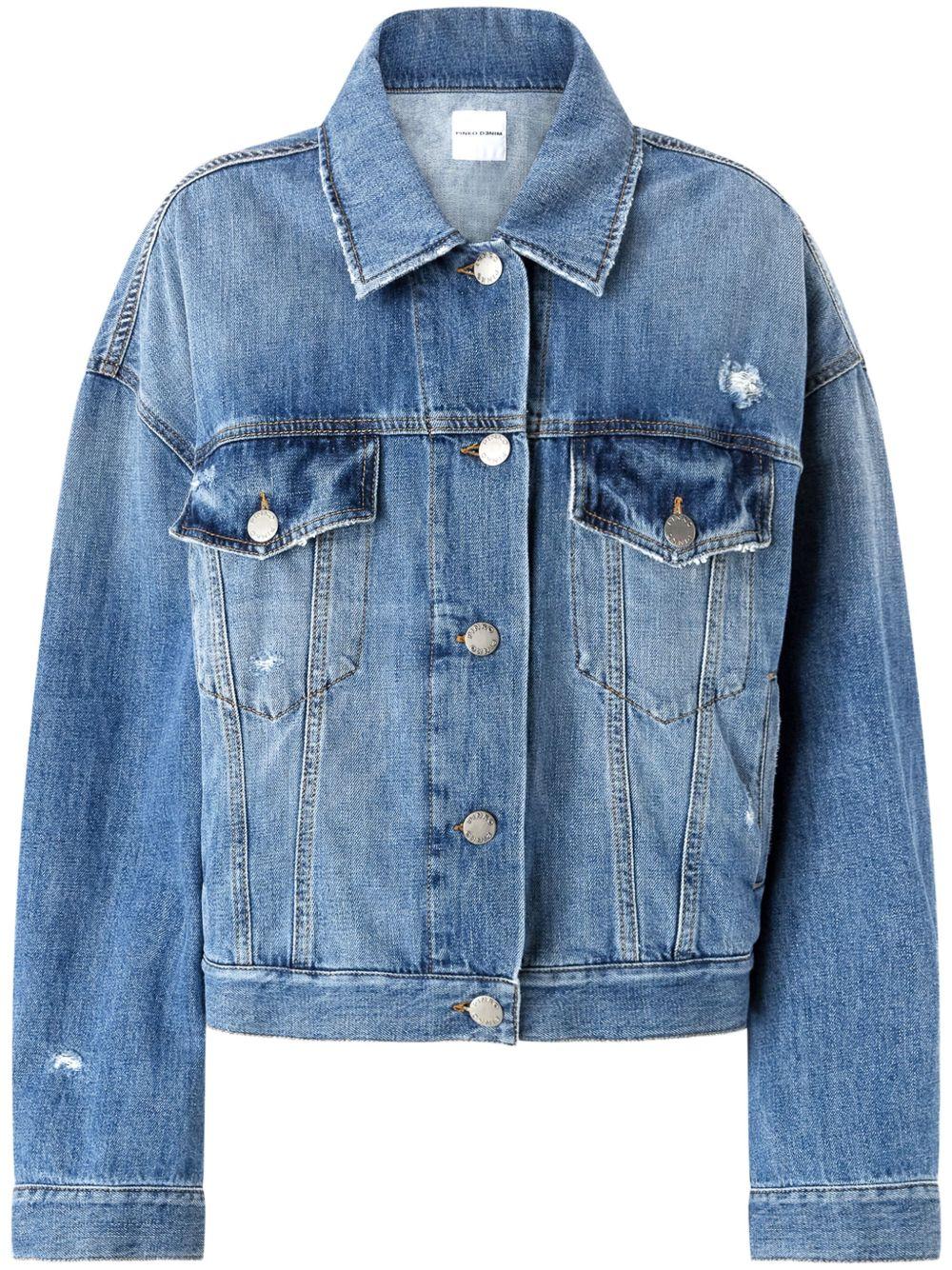 Giacca denim 104644 A2E1PJF PINKO