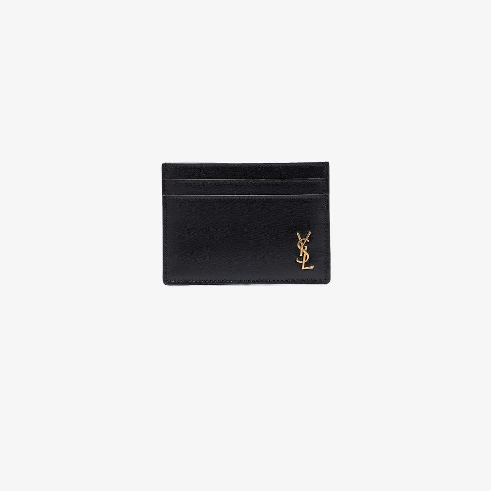 Crafted from smooth black leather 60760302G0W 1000 SAINT LAURENT