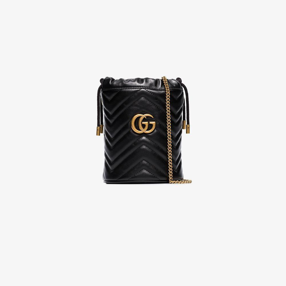 GG Marmont nano bucket bag<BR/><BR/> 575163 DTDRT1000 GUCCI