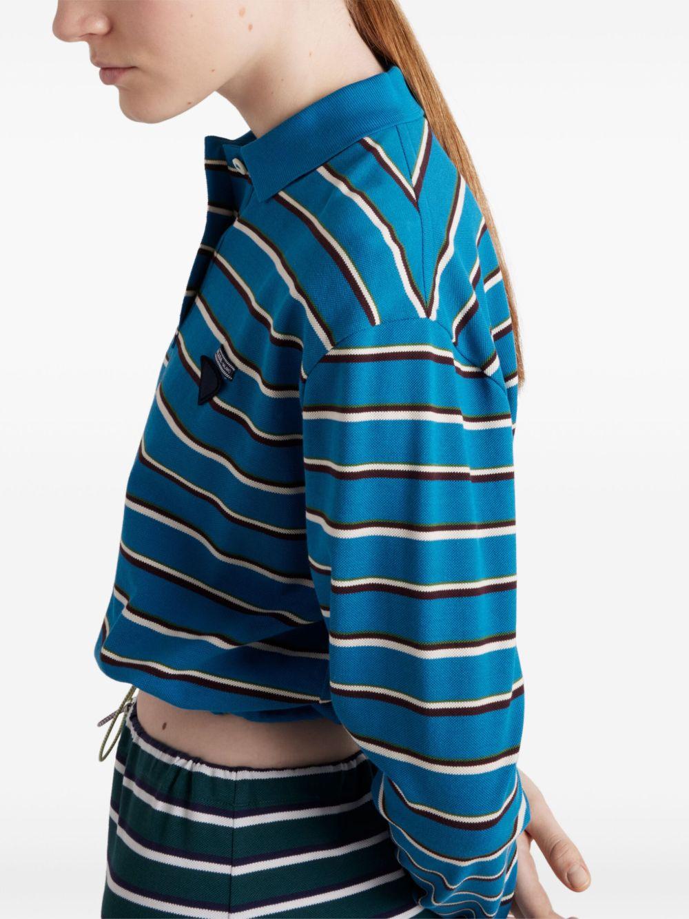 Logo stripes polo 39608 16WDF031I PRADA