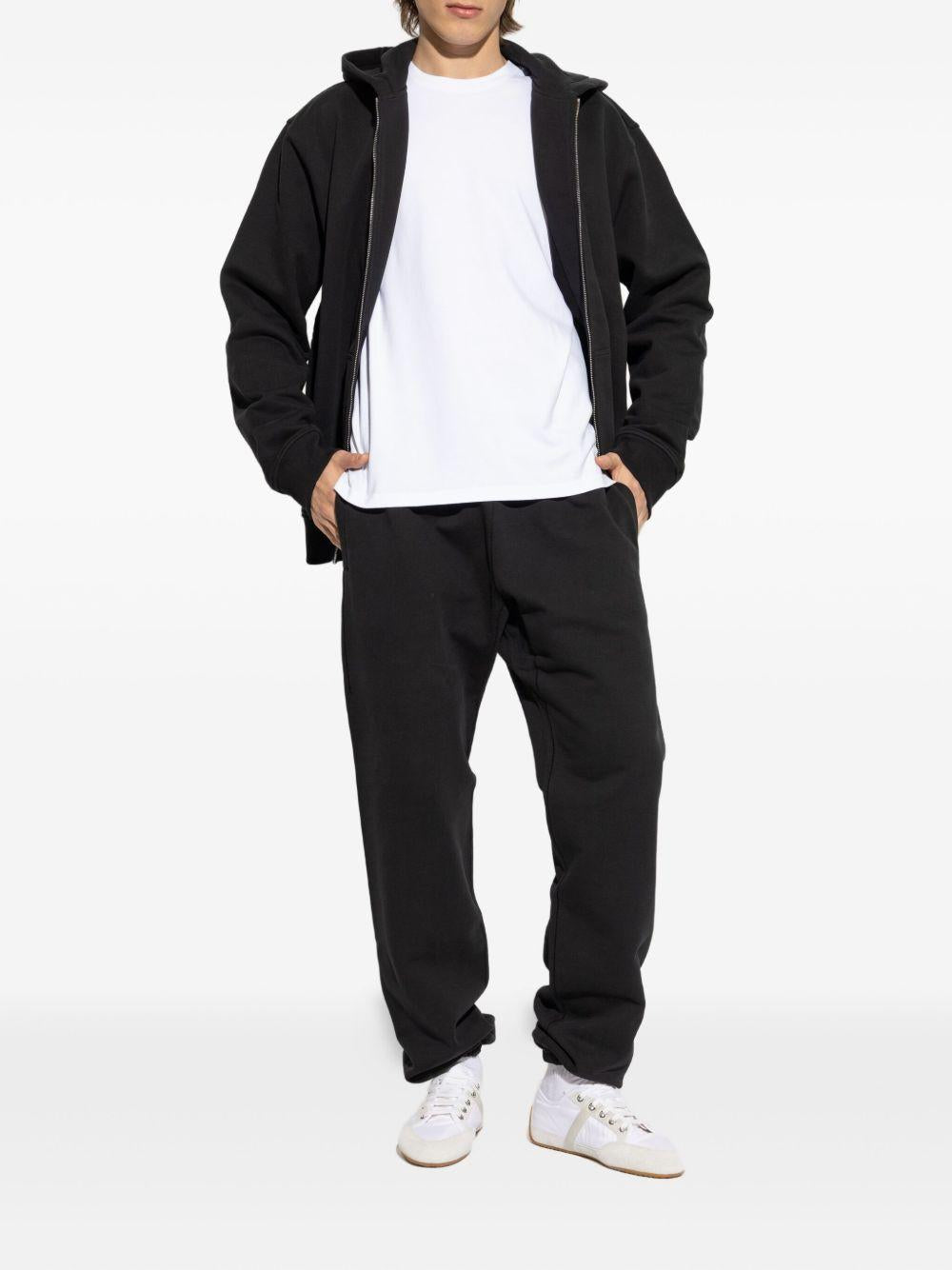 Zipped hodie in fleece with Givenchy stamp print BMJ0NJ3YRJ 001 GIVENCHY