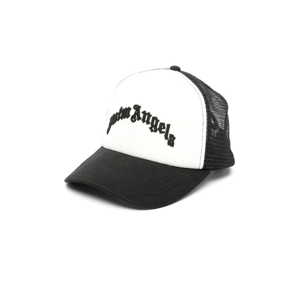 Cappuccio con stampa logo bianco/nero