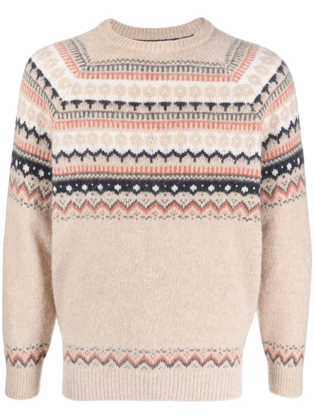 Maglione Fair Isle in maglia a intarsio