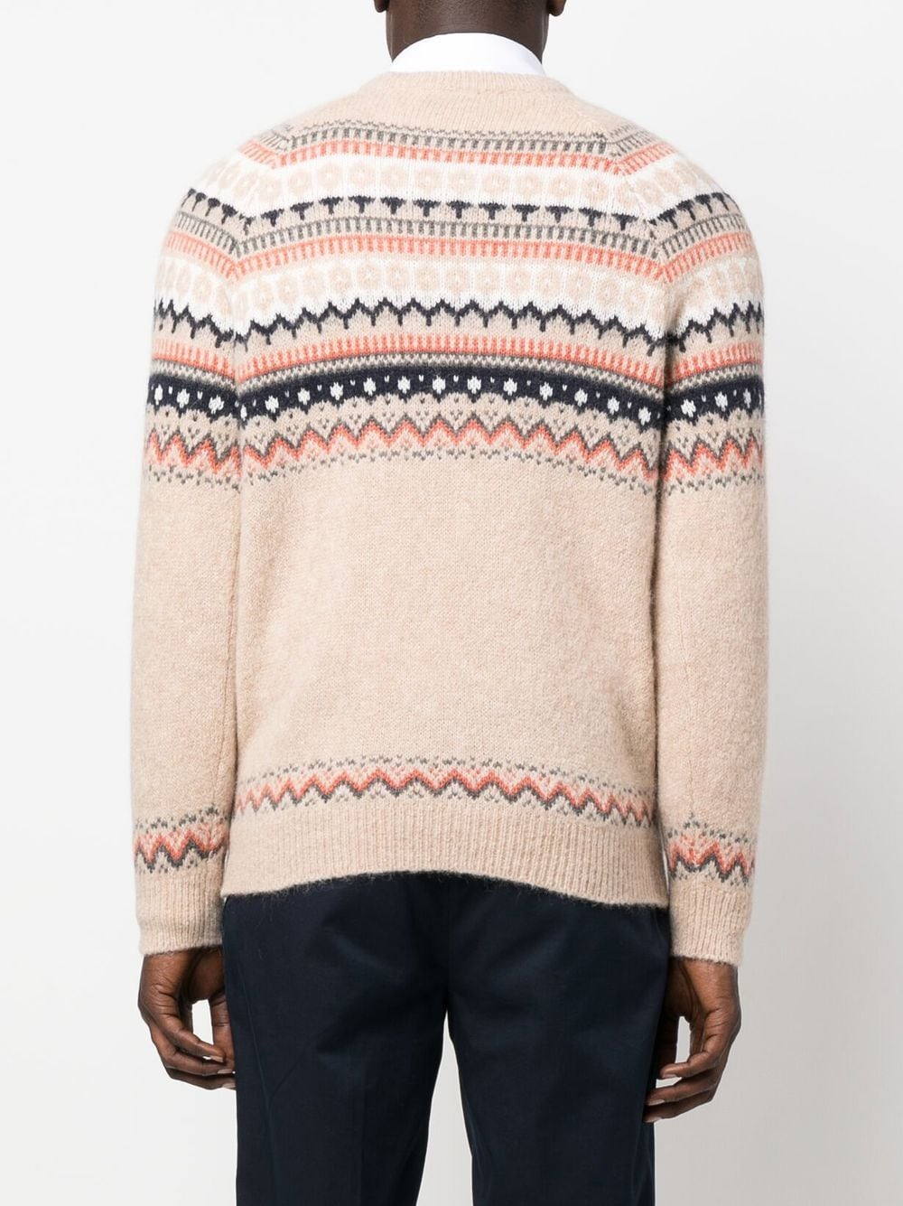 Maglione Fair Isle in maglia a intarsio