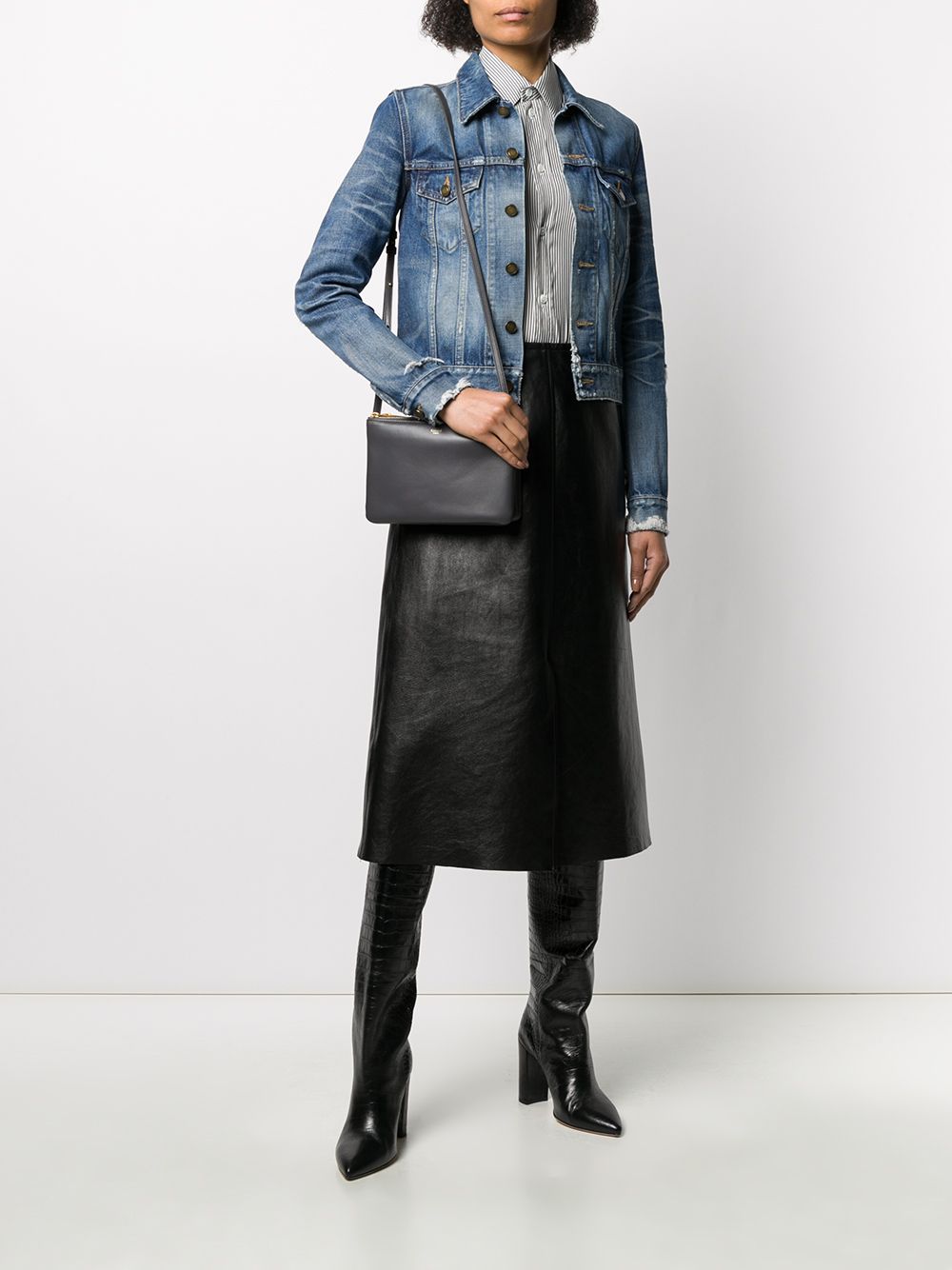Trio crossbody bag<BR/> 192033CAD 10DC CÉLINE 