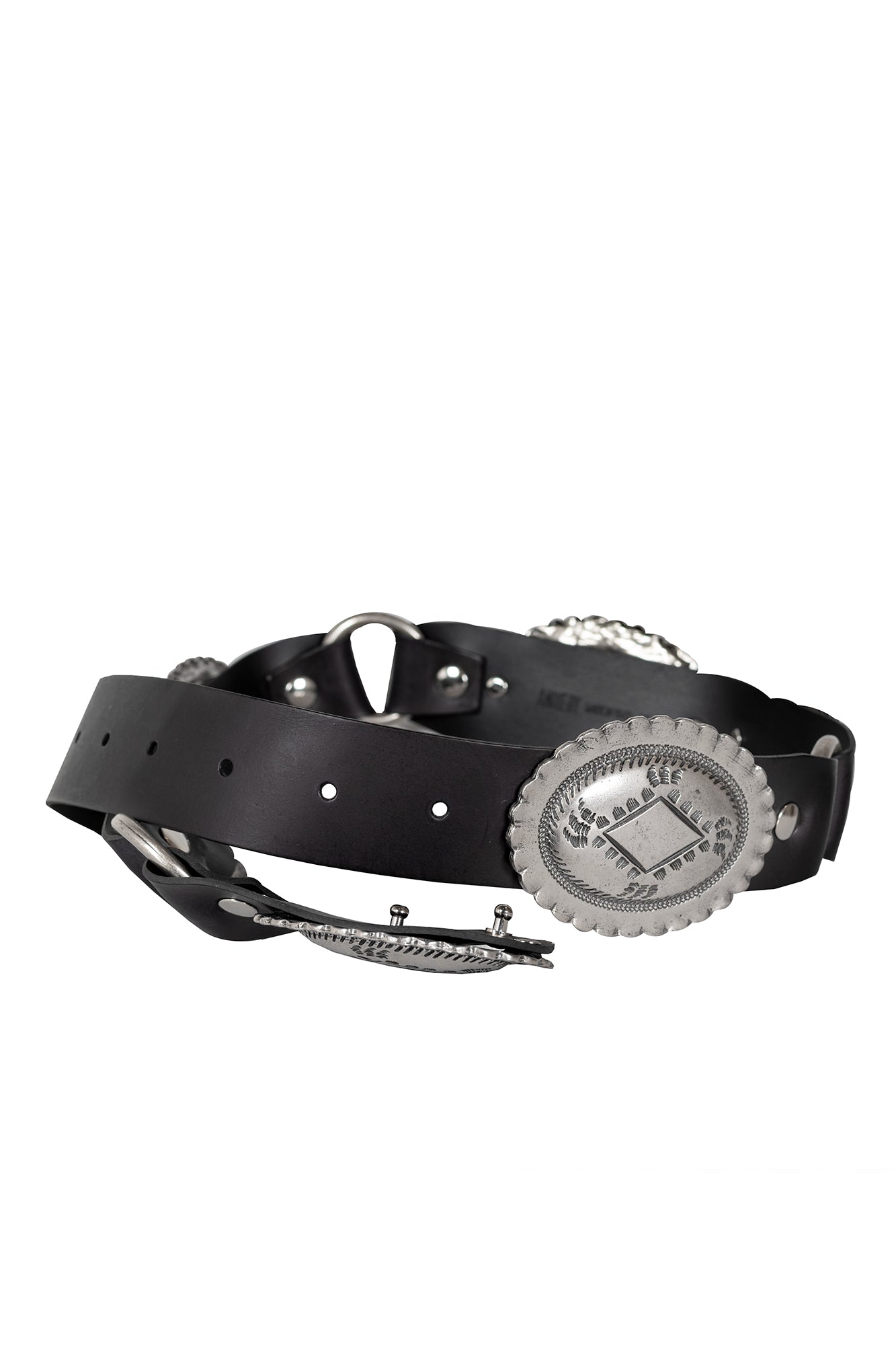 Texy belt with ornate buckles 1A1005 00002 ANIYE BY 