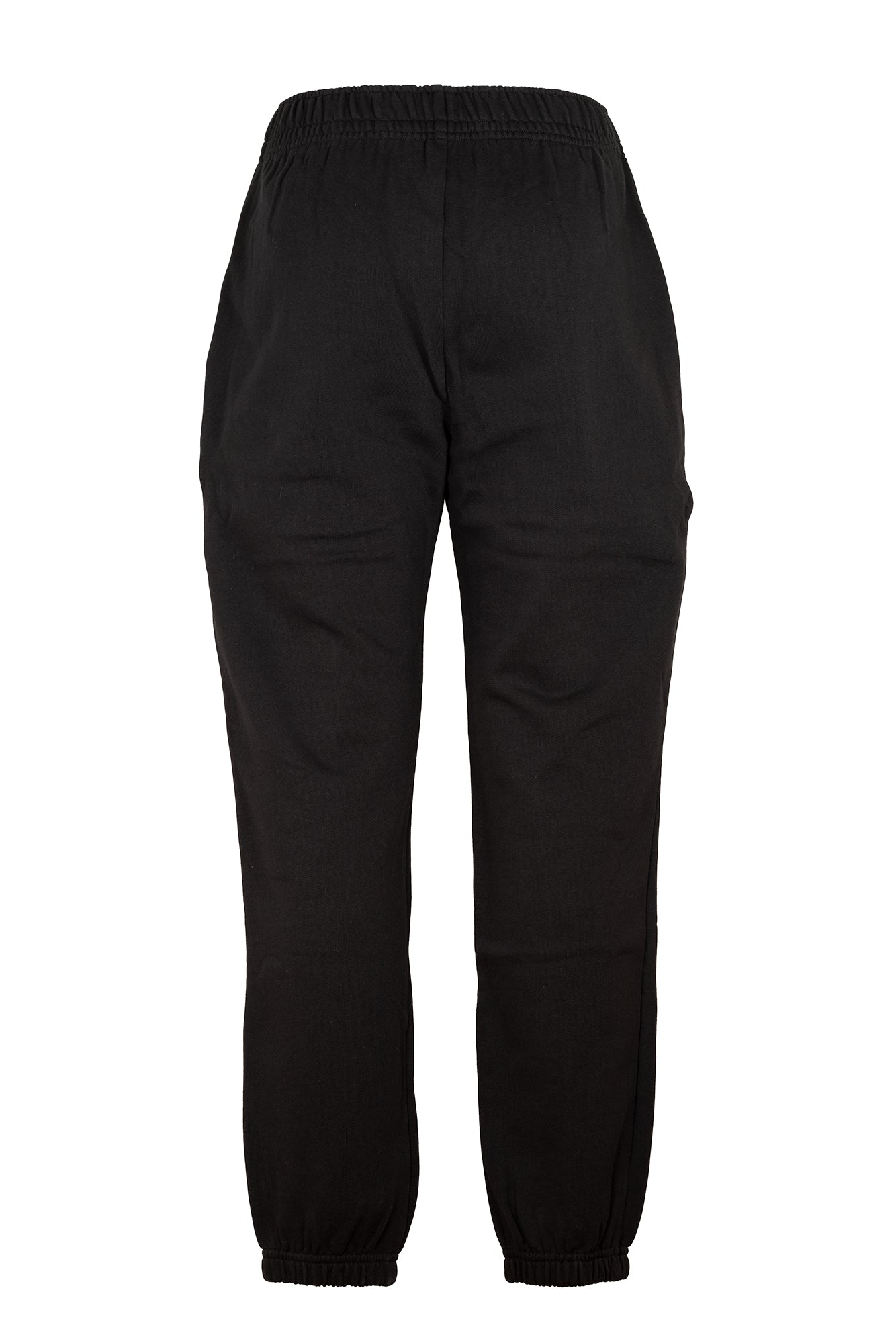 Pantalone in felpa colore nero con logo frontale