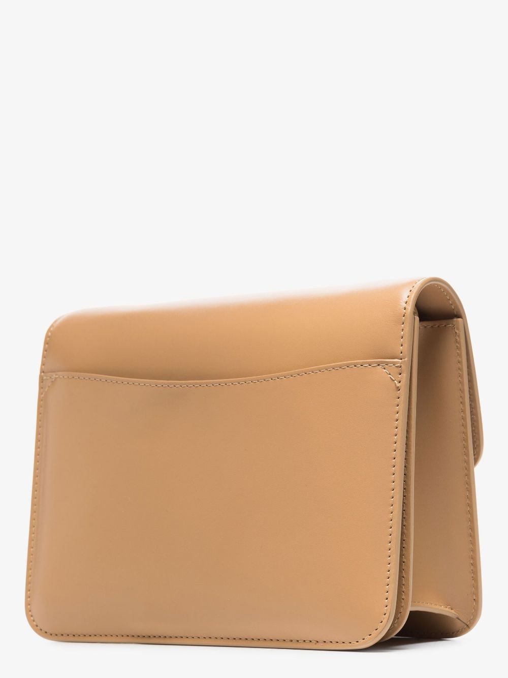 Soft tan calf leather Kattie leather crossbody bag