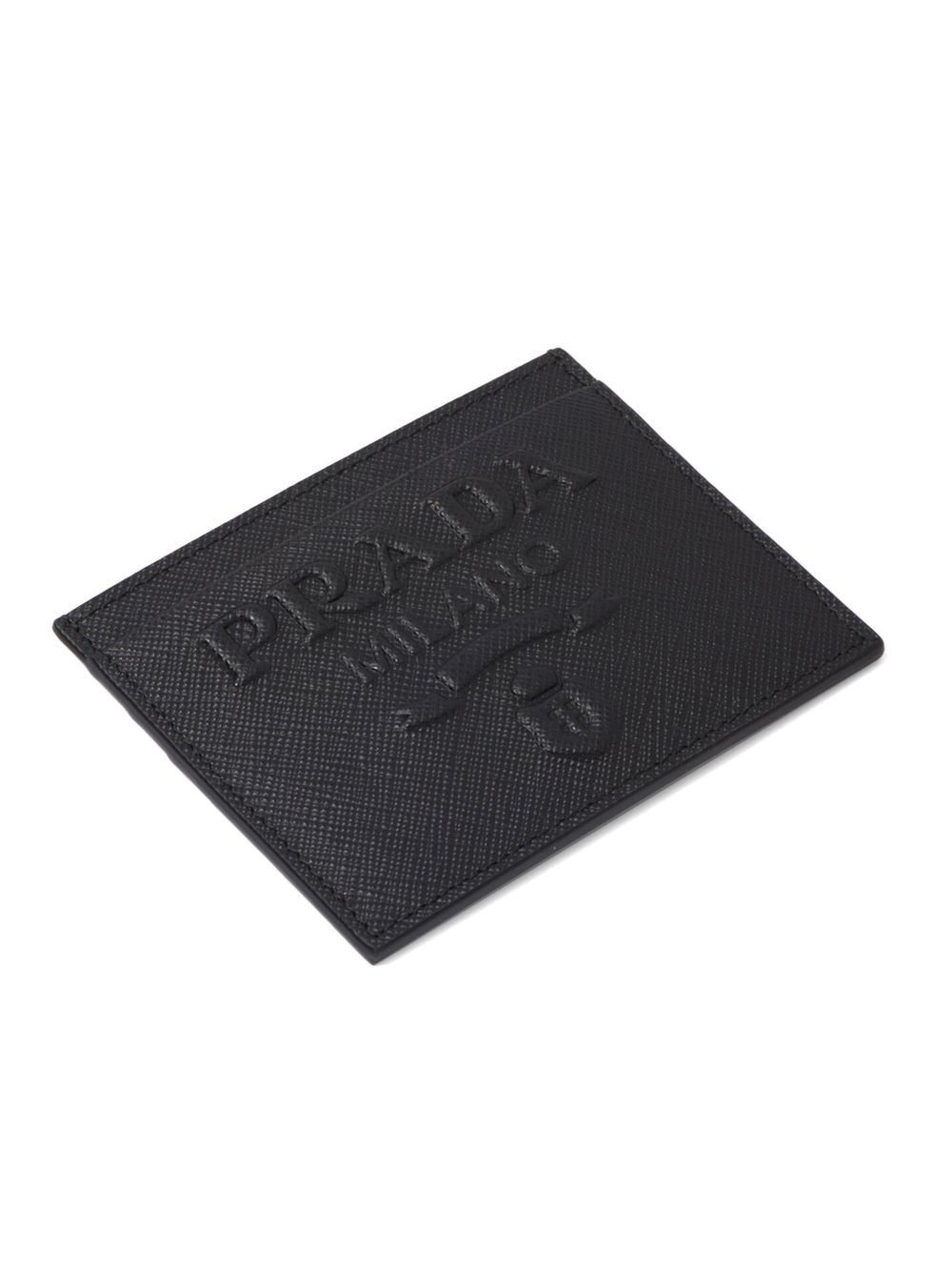 Saffiano credit card holder with logo 1MC025 2D1QF0002 PRADA 