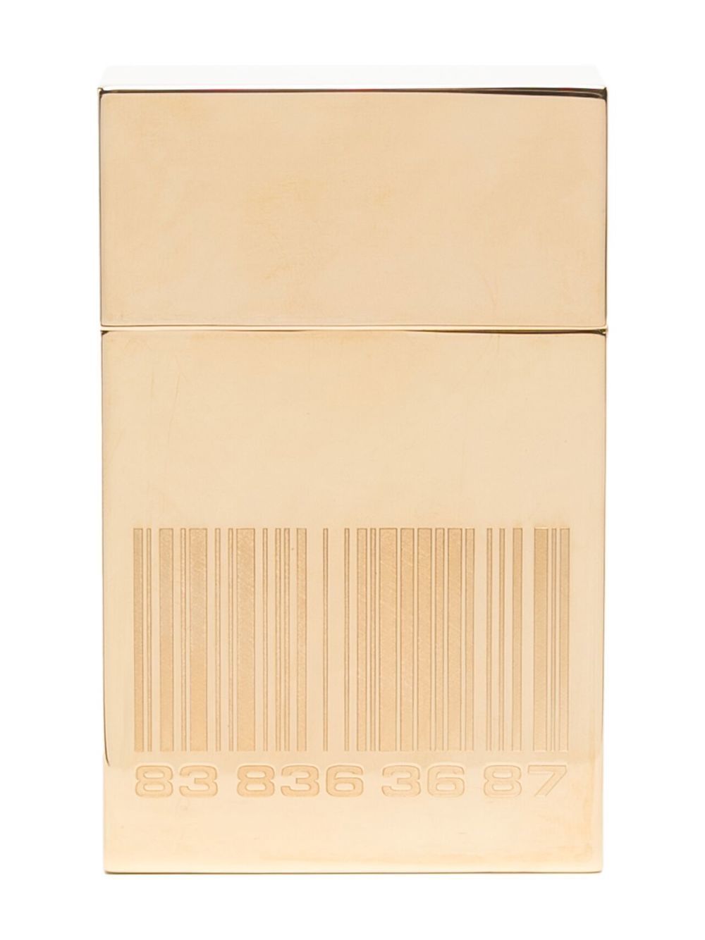 Engraved bar-code cigarette case