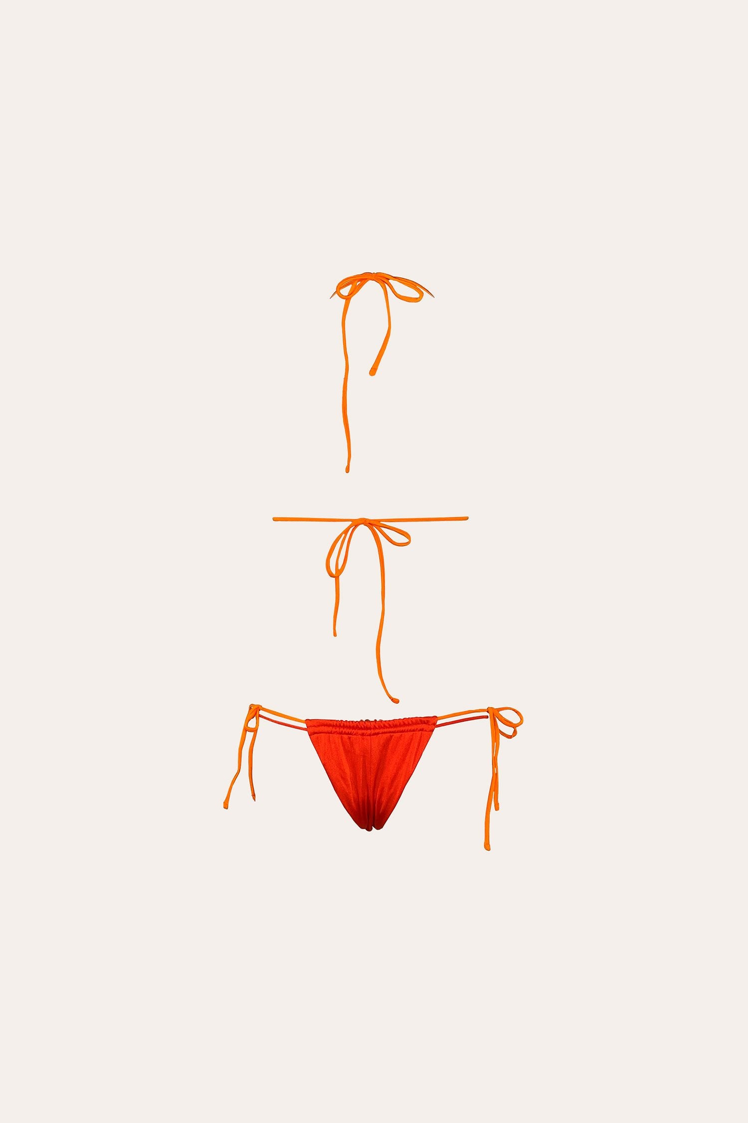 Metallic detail bikini with adjustable ties 185401 01192 ANIYE BY 