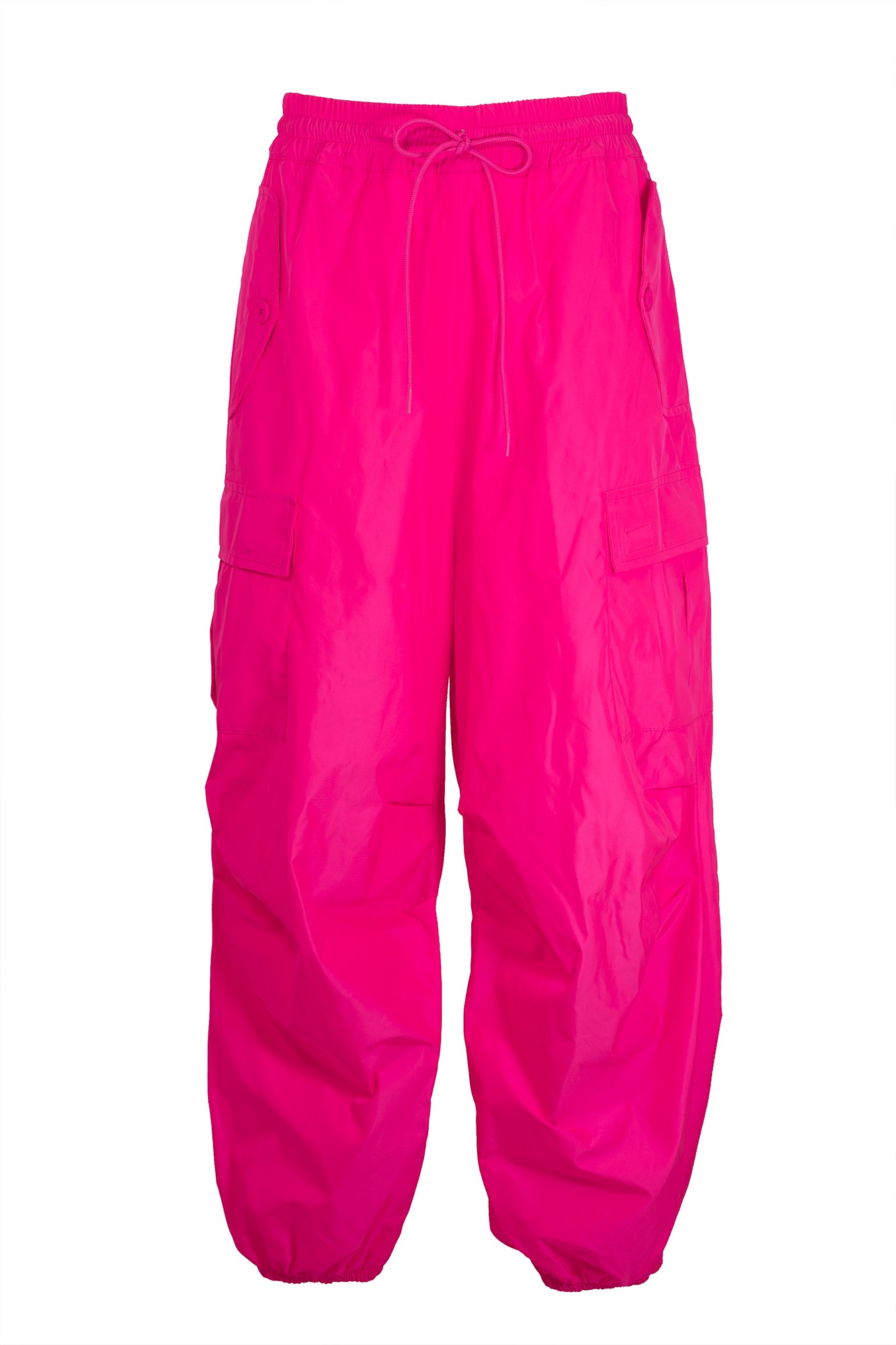 Loose-fitting cargo trousers in pink