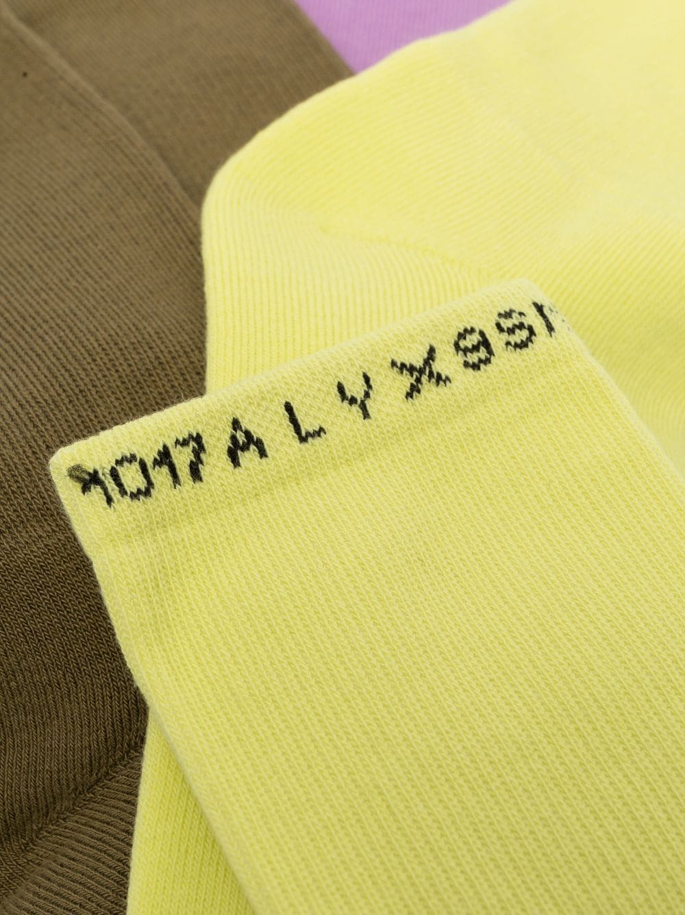 Three-pack logo-trim socks