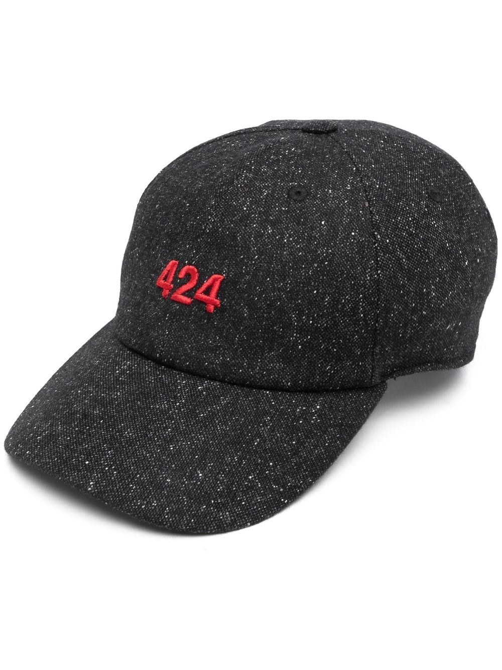 Embroidered-logo baseball cap