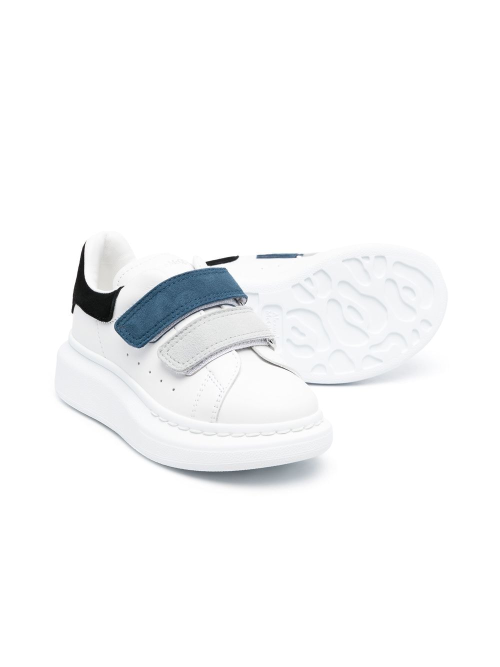 bianco/multicolore Sneaker oversize con cinturino touch a blocchi di colore