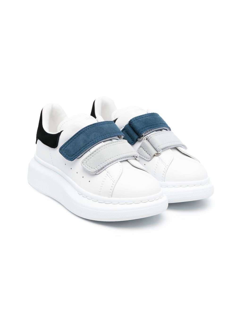 bianco/multicolore Sneaker oversize con cinturino touch a blocchi di colore
