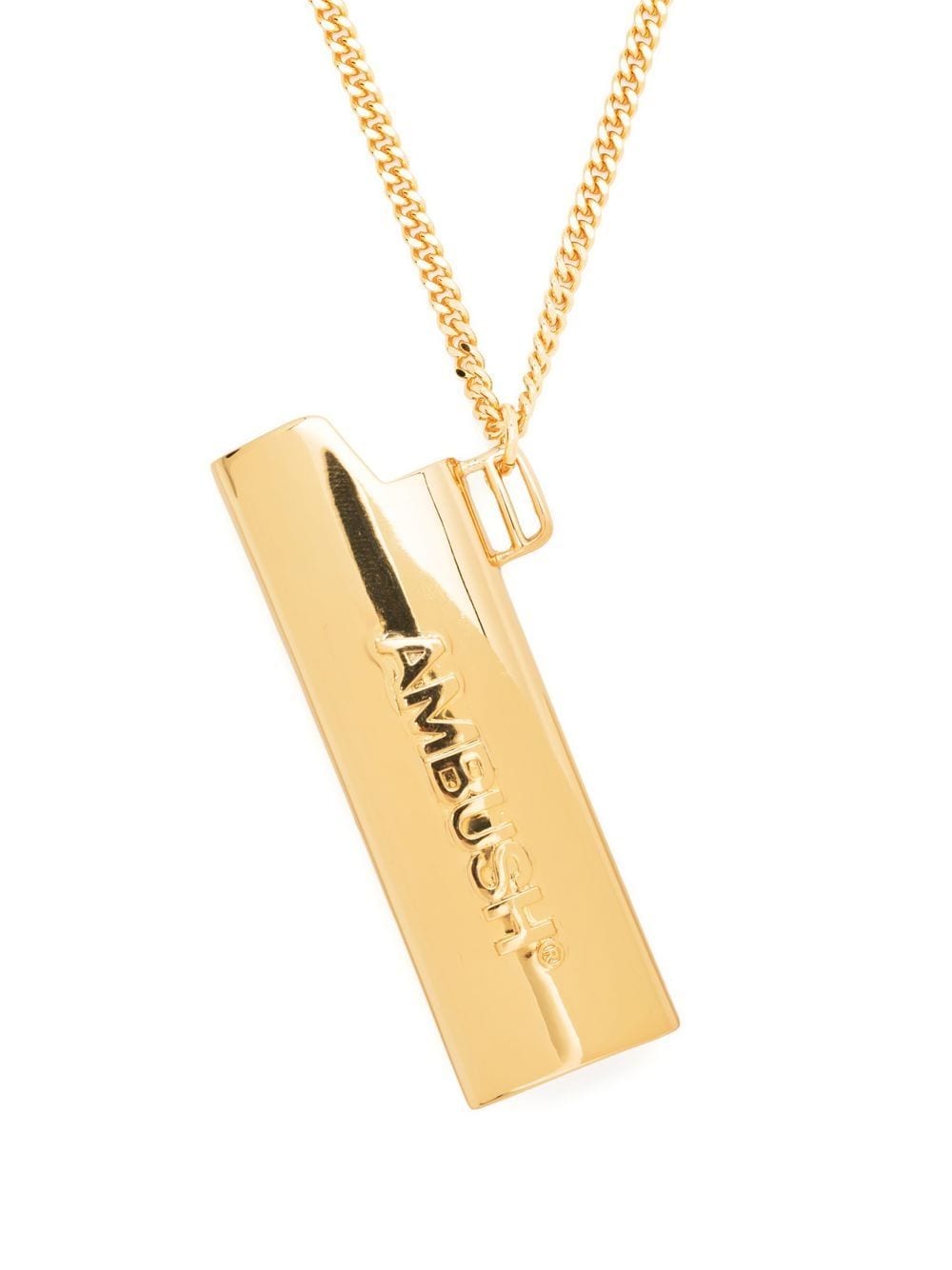 Light case gold-tone necklace