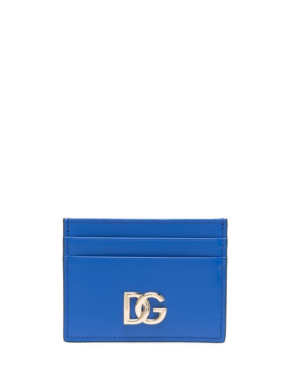 Blue logo cardholder wallet