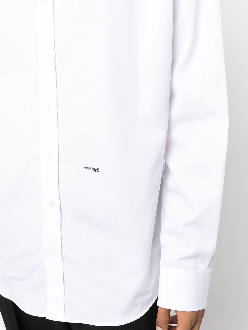 logo-print long-sleeve shirt