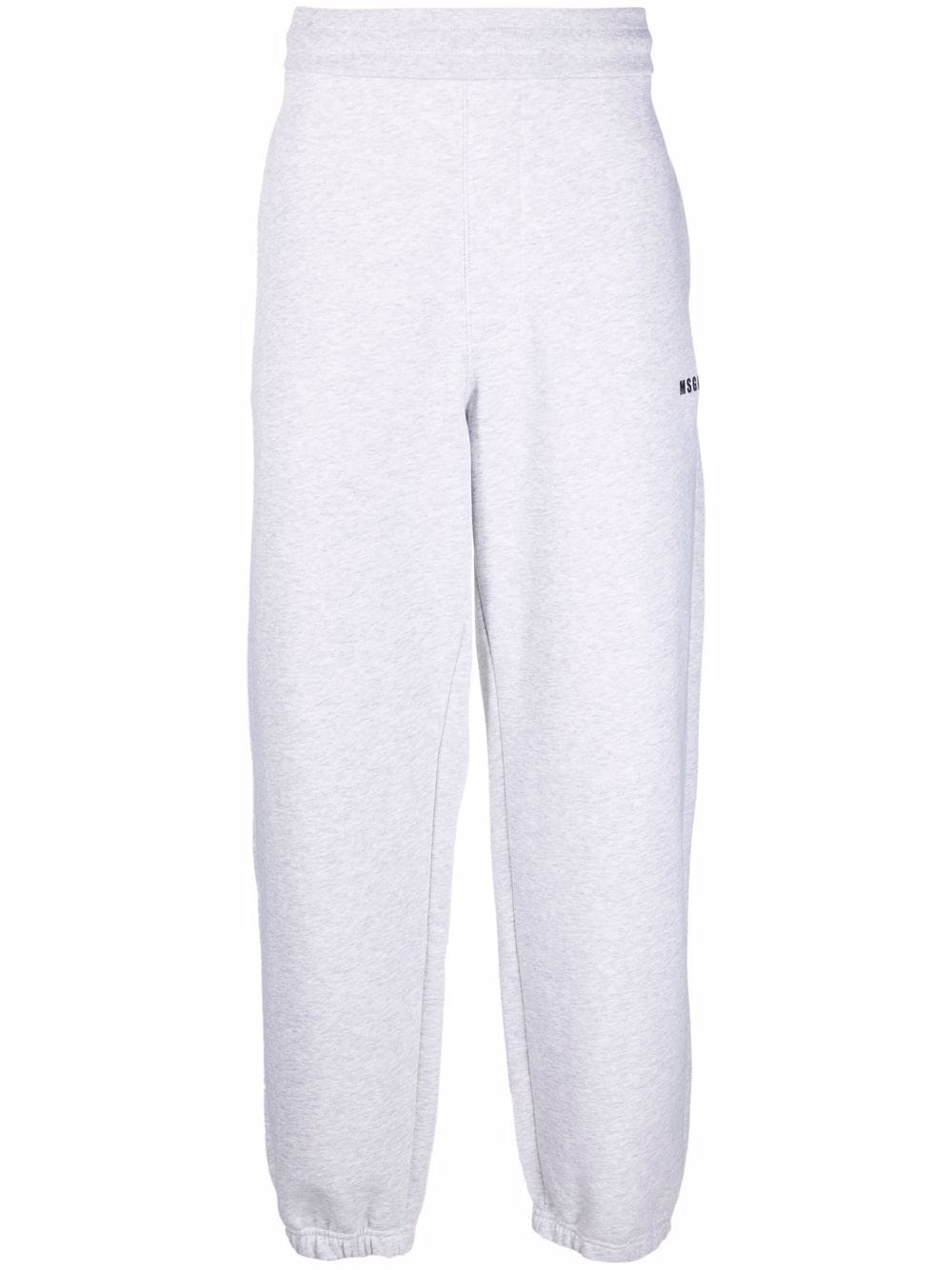 Grey cotton logo-print track pants