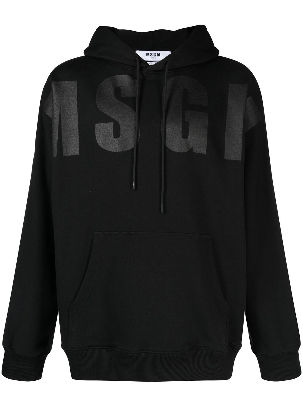 Appliqué logo hoodie