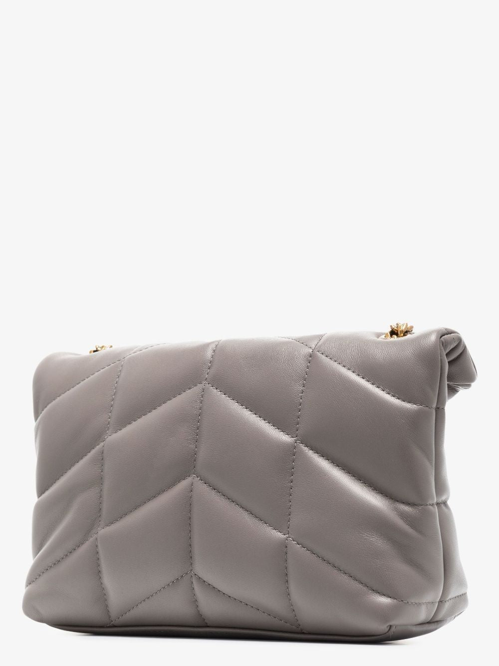 Puffer toy bag in quilted lambskin