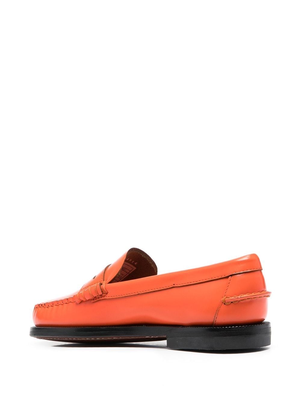 Penny strap leather loafers