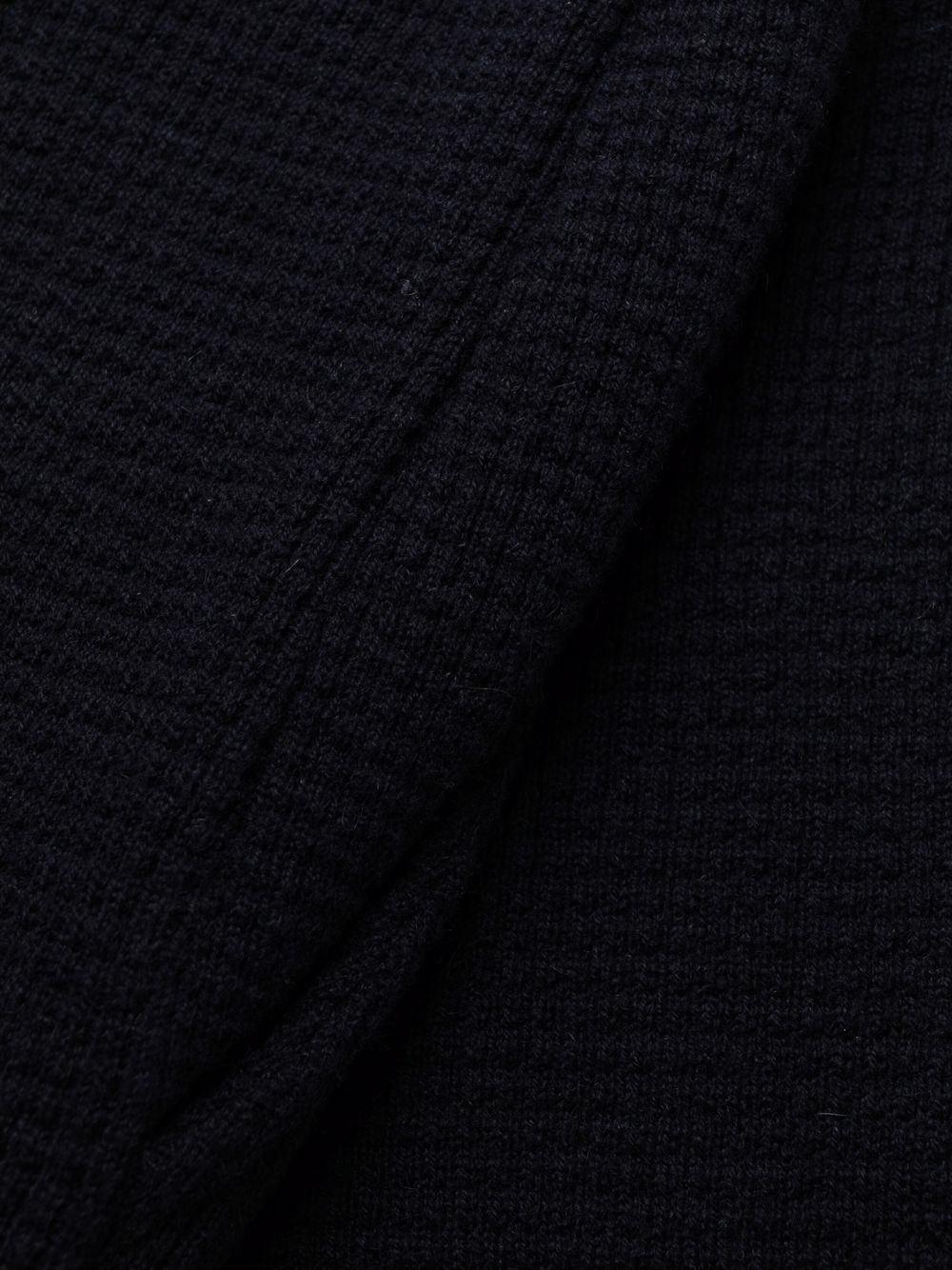 SWEATPANTS IN CASHMERE WOOL WAFFLE W/ ENG 4 BAR NAVY3