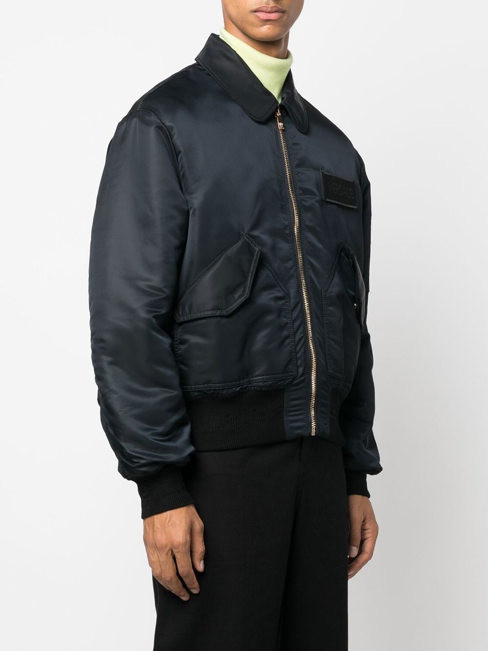 Black padded design jacket
