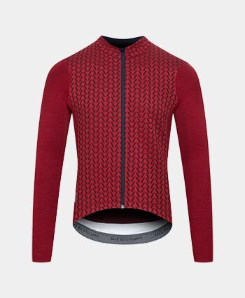 Merino cycling jersey IRMA DAHLIA CAFÉ DU CYCLISTE 