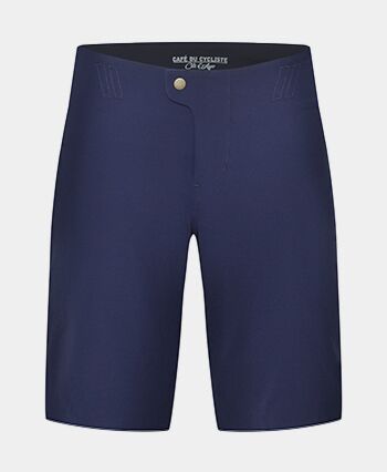 Men's Gravel Cycling Shorts RENÉE NAVY CAFÉ DU CYCLISTE 