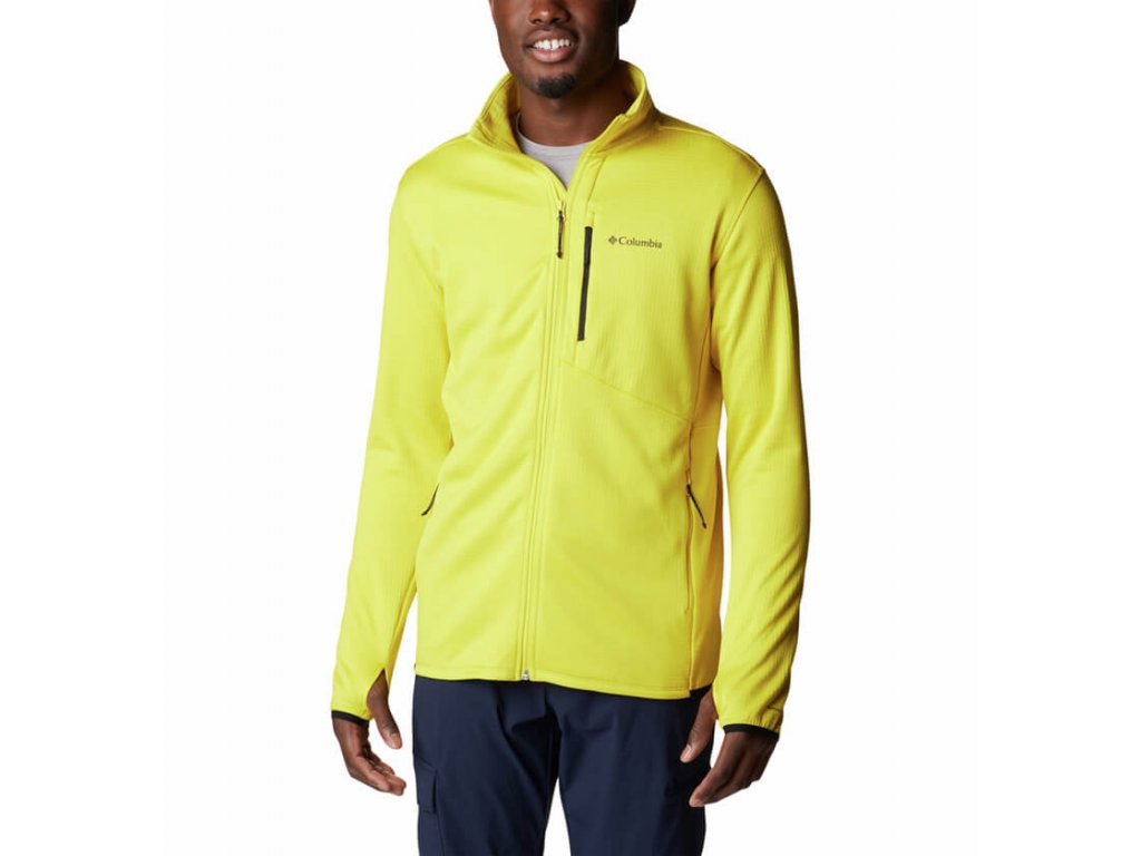 Yellow Park View Full Zip Fleece Jacket